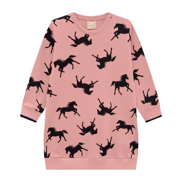 Sweater Pink  and Black Dress size 10 - Picture 2 of 8